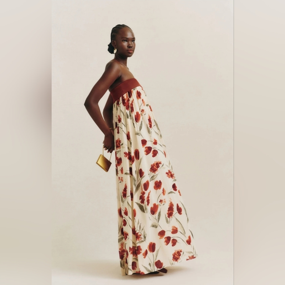 Reformation Maribelle Dress in Rubi